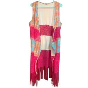 Crazy Train Colorful Vest (fits about Small/Medium)